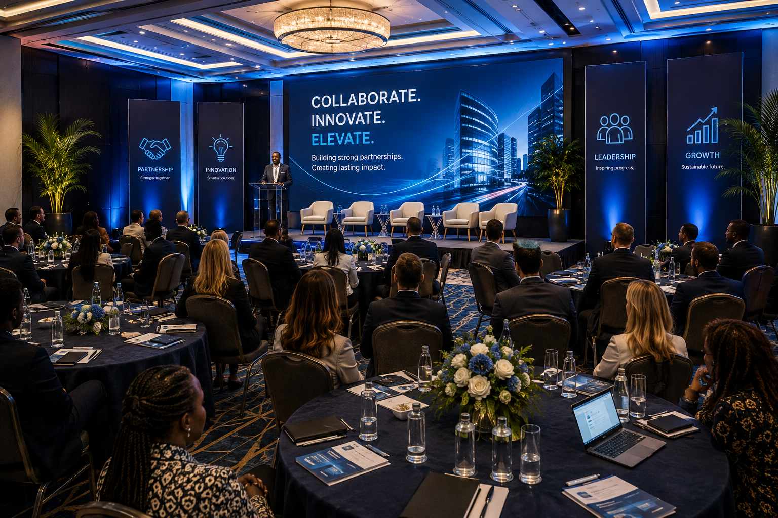 Corporate event styling