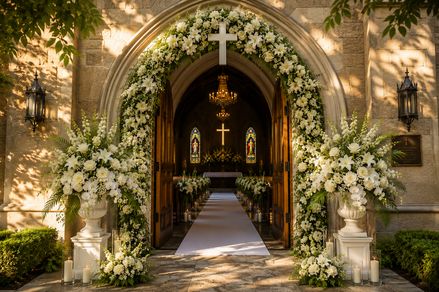 Funeral and memorial décor